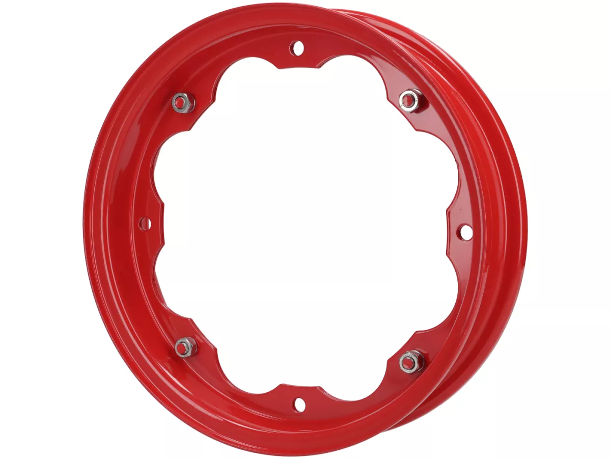 Rim -BGM ORIGINAL- Lambretta LI Series 1-3, LI S, SX, TV Series 2-3 - red