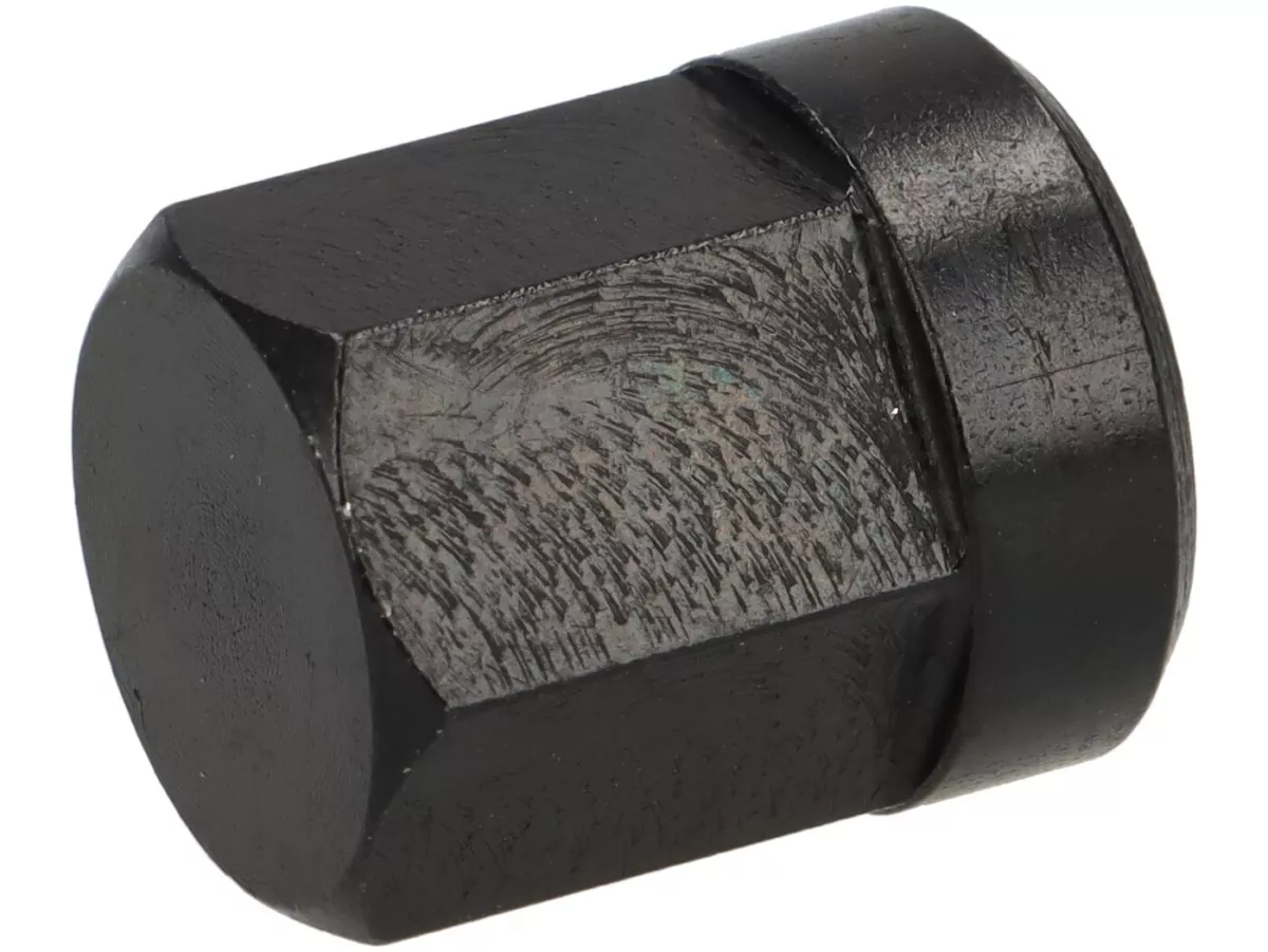 Dopmoer voor tubeless velg -BGM PRO- M8 x 1,25mm (10,9) met 14mm kraag - SW=12mm, H=16,5mm - zwart