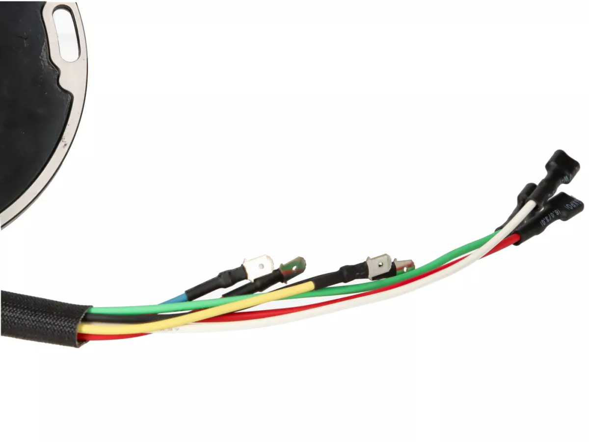 Ignition -BGM PRO ProRev base plate- Vespa PX old (with battery 1982-1984) - 7 cables