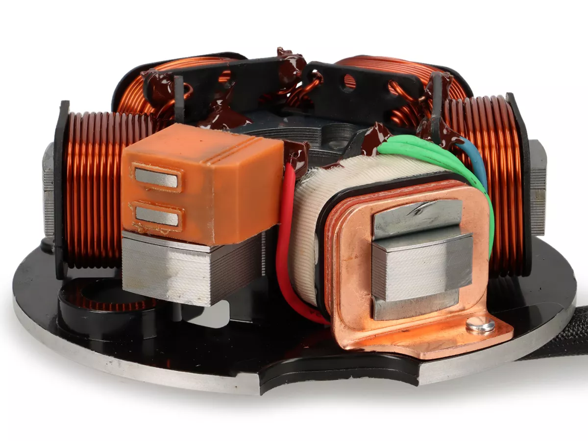 Tändning -BGM PRO ProRev basplatta - Vespa PK XL Conversion V50/PV - 5 spolar, 6 kablar (lösa kabeländar) - för konvertering av Smallframe till elektronisk tändning