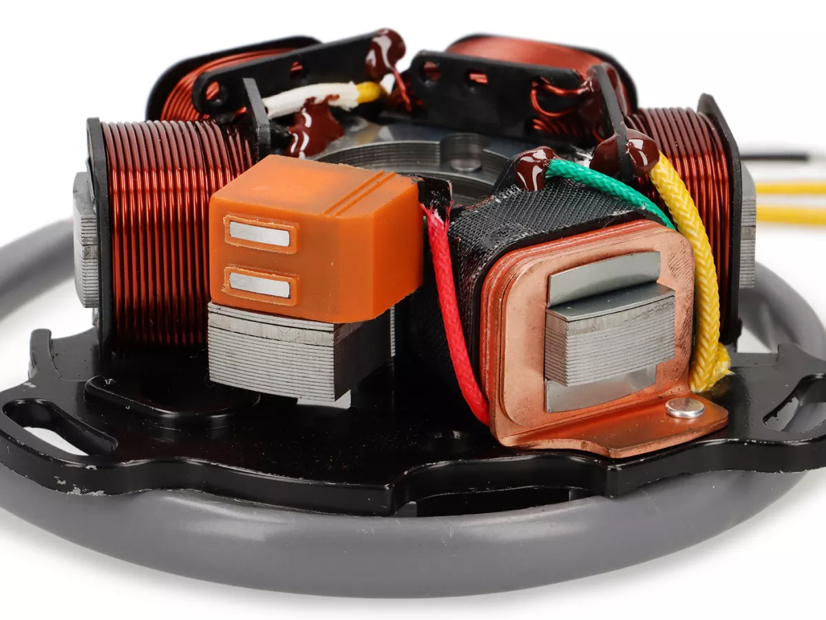 Ontsteking -BGM PRO bodemplaat DC (kan ook als wisselstroom worden gebruikt)- Lambretta elektronische ontsteking