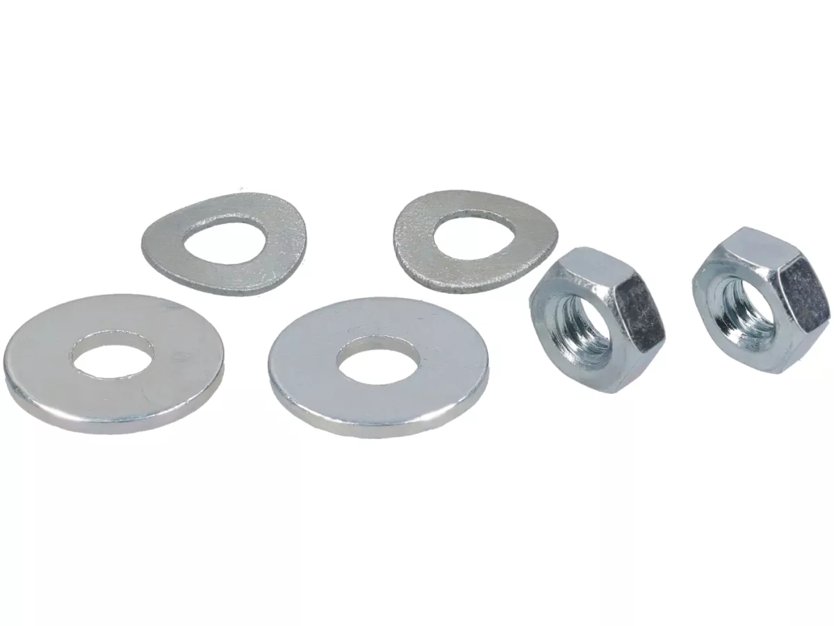 Set di dadi M4 per filtro aria SHB carburatore -BGM originale- Vespa V50, Primavera, ET3