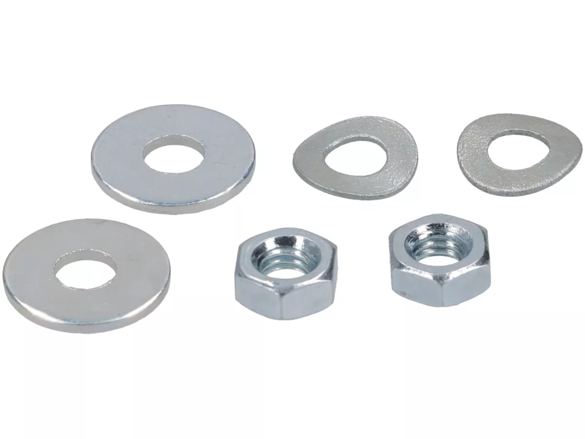 Set di dadi M4 per filtro aria SHB carburatore -BGM originale- Vespa V50, Primavera, ET3