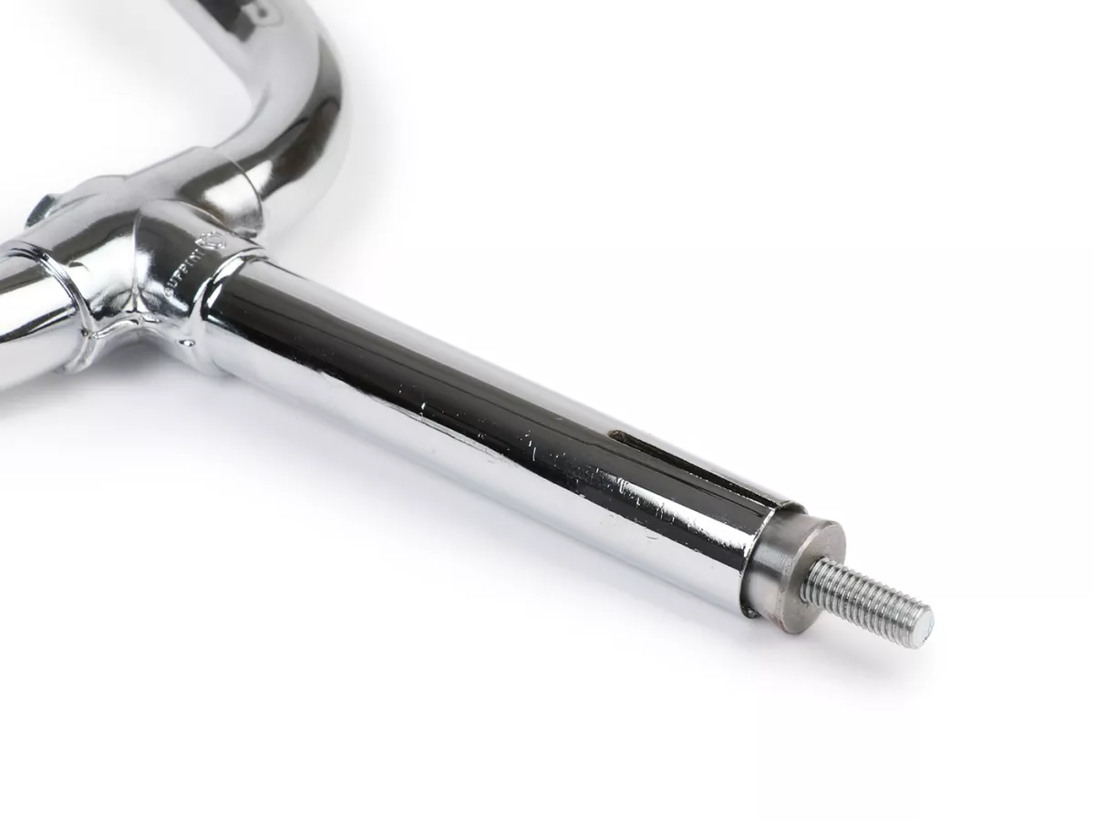 Stuur -CUPPINI- Ø22mm- hoog stuur chopper - Ciao, Garelli - hoekig - chroom