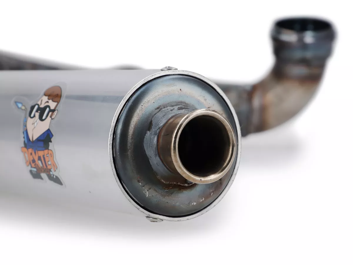 Exhaust -DEXTER RACING- Vespa PX80, PX125, PX150 - 166cc, 172cc, 177cc, 190cc