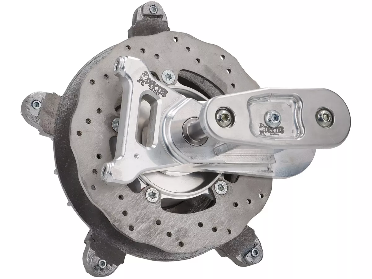 Freno de disco delantero -DEXTER RACING Classic- Vespa V50, 50 Special, 50SR, SS50, SS90, V90, PV125, ET3 - aluminio