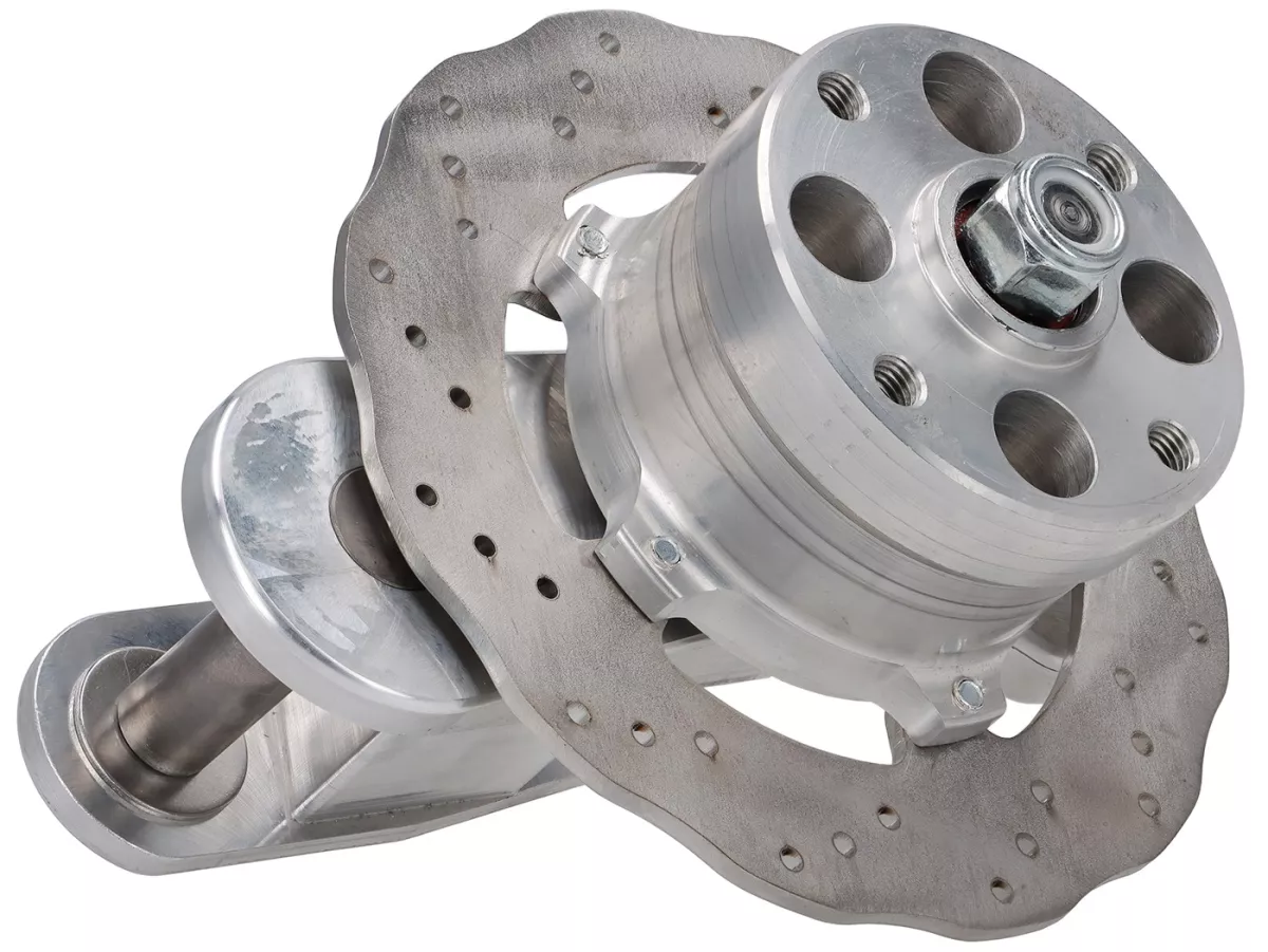 Front disc brake set -DEXTER RACING Classic- Vespa V50 N-L-R four-hole rim - aluminum