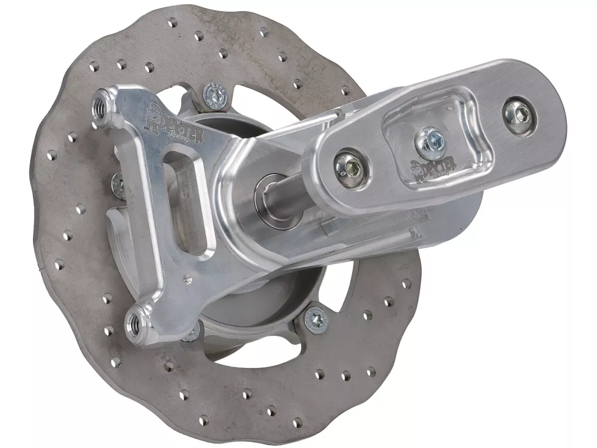 Front disc brake set -DEXTER RACING Classic- Vespa V50 N-L-R four-hole rim - aluminum