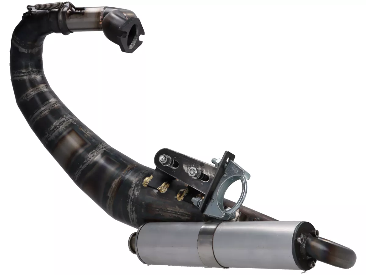 Scarico - DEXTER RACING Junior - Vespa Smallframe 100-144 cc - V50, 50 Special, ET3, PV125, PK 125 S/XL/XL2/ETS, Motovespa PK 75/PK 125, Primavera 125 T3