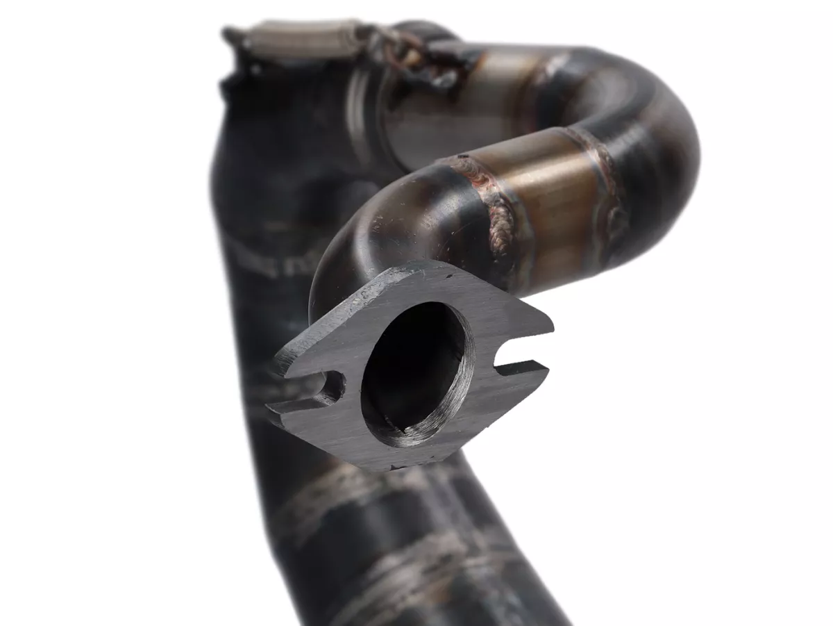 Scarico - DEXTER RACING Junior - Vespa Smallframe 100-144 cc - V50, 50 Special, ET3, PV125, PK 125 S/XL/XL2/ETS, Motovespa PK 75/PK 125, Primavera 125 T3