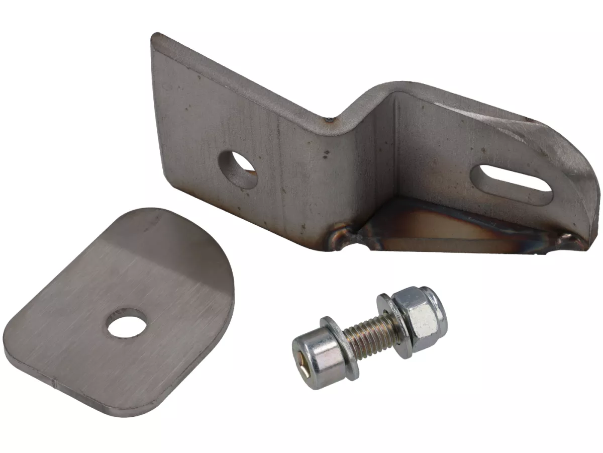 Stoßdämpferadapter hinten -DEXTER RACING- Vespa Smallframe V50, PV125, ET3 - zur Verlegung des Stoßdämpfers bei Verwendung von Resonanzauspuffanlagen