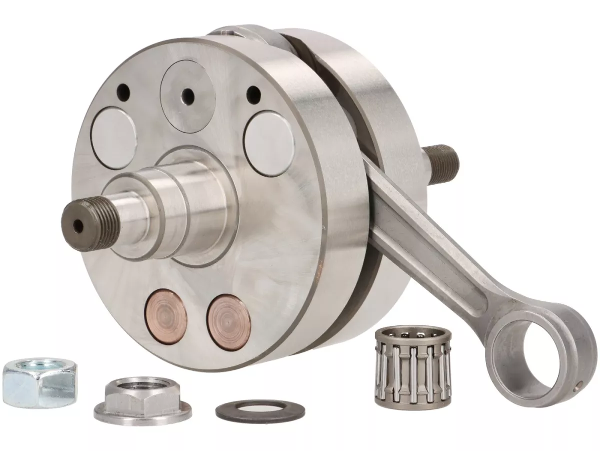 Crankshaft -EGIG PERFORMANCE S/R 220cc, full cheek, stroke 60mm, connecting rod 117mm, cone Ø24mm (ETS) - Vespa PV125, ET3 125, PK125
