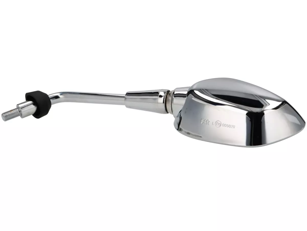 Mirror, chrome, lhs -FAR- Vespa GTS 125-310 Keyless Basic, Sport, Super Sport, Super Tech