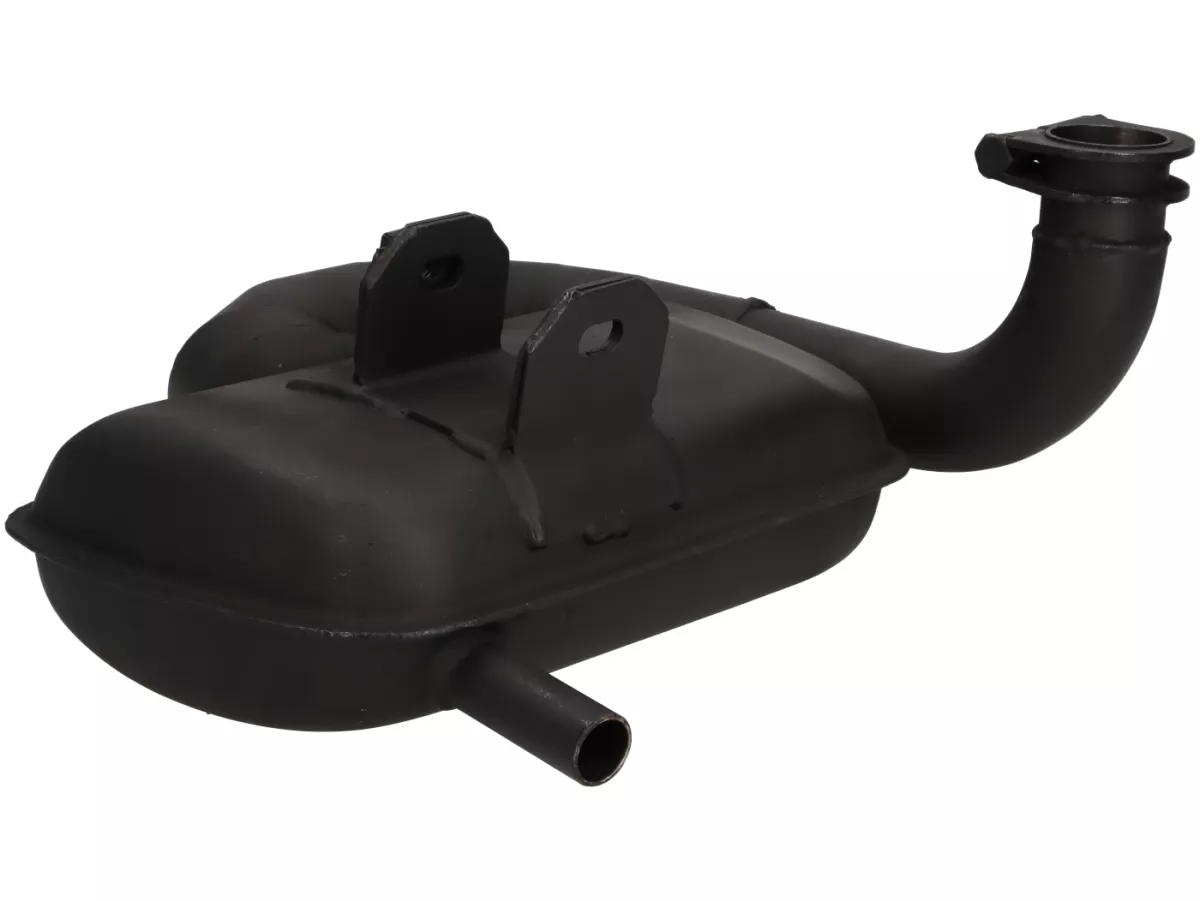 Scarico -LTH-Box Road Touring- Vespa PX80, PX125, PX150 - per un tuning leggero 125-177cc - Nero