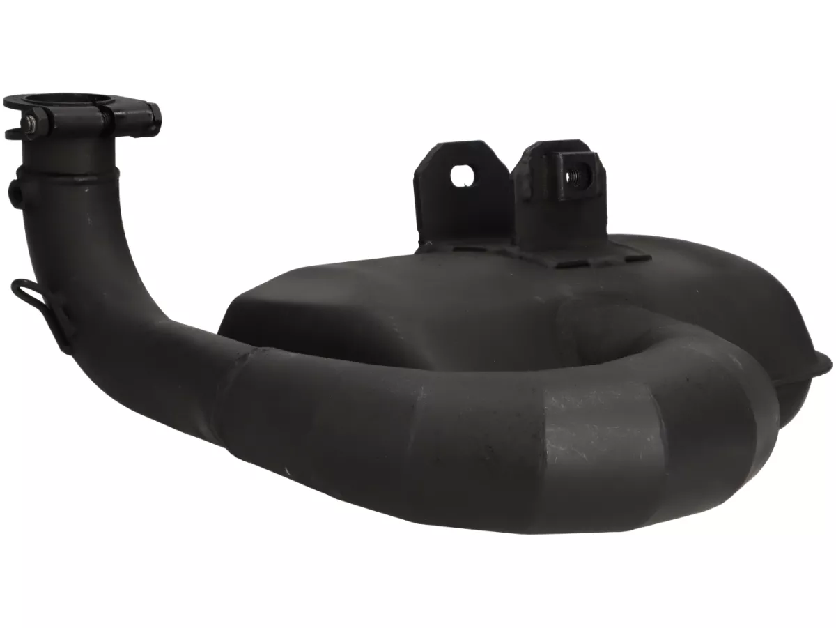Scarico -LTH-Box Road Touring- Vespa PX80, PX125, PX150 - per un tuning leggero 125-177cc - Nero