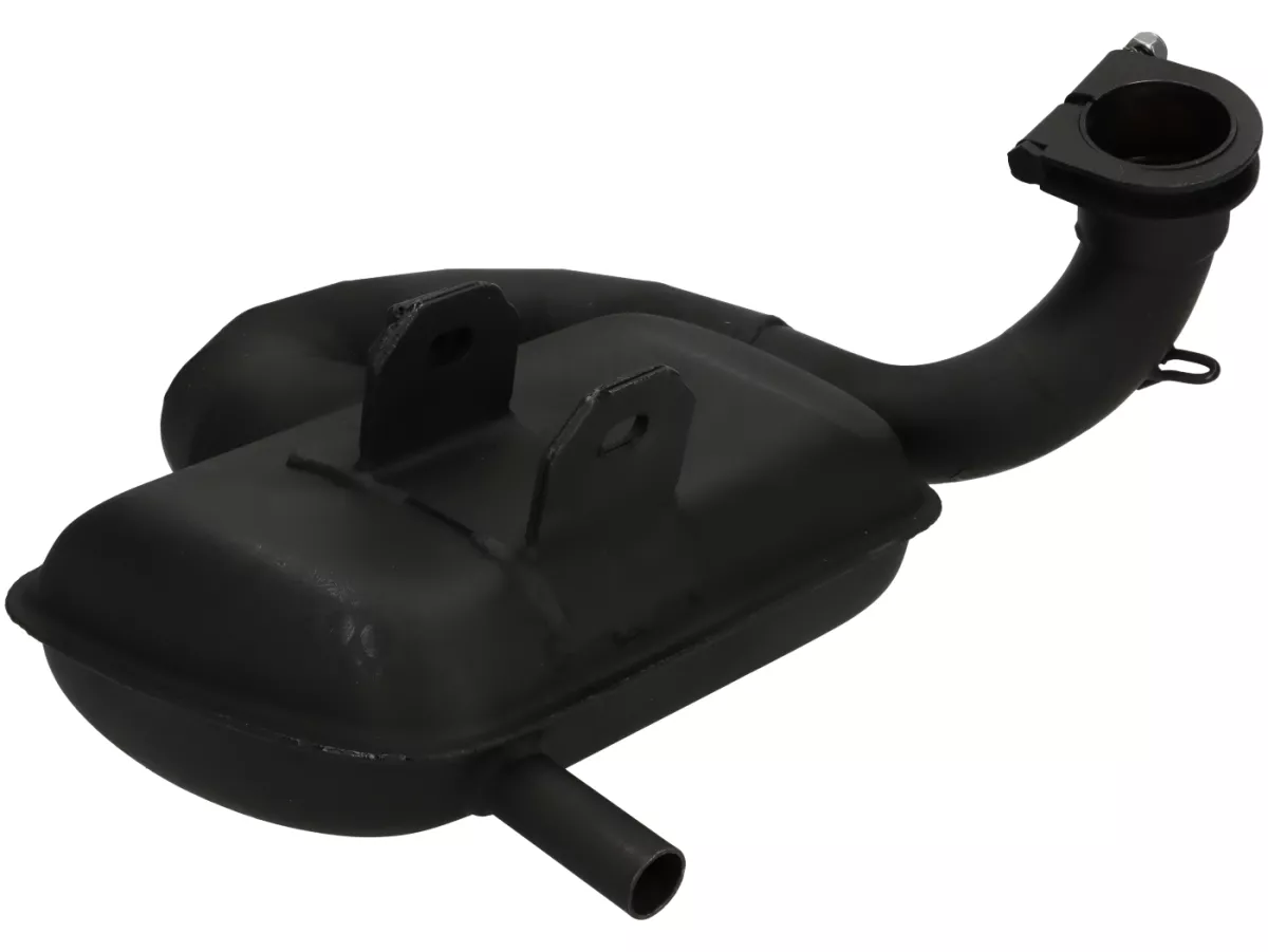 Knalpot -LTH-Box Road Racing- Vespa PX200 - untuk penyetelan silinder 207cc, 210cc, 221cc - Hitam