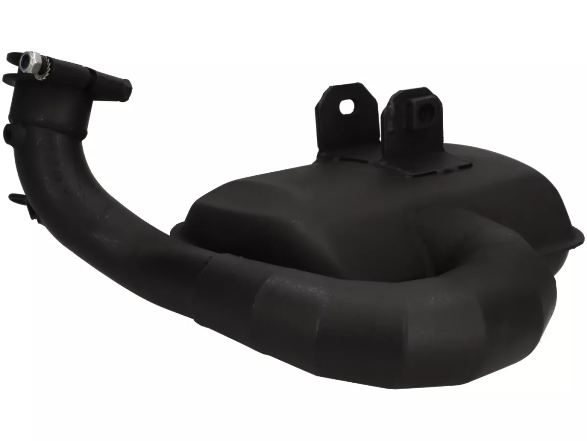 Knalpot -LTH-Box Road Racing- Vespa PX200 - untuk penyetelan silinder 207cc, 210cc, 221cc - Hitam