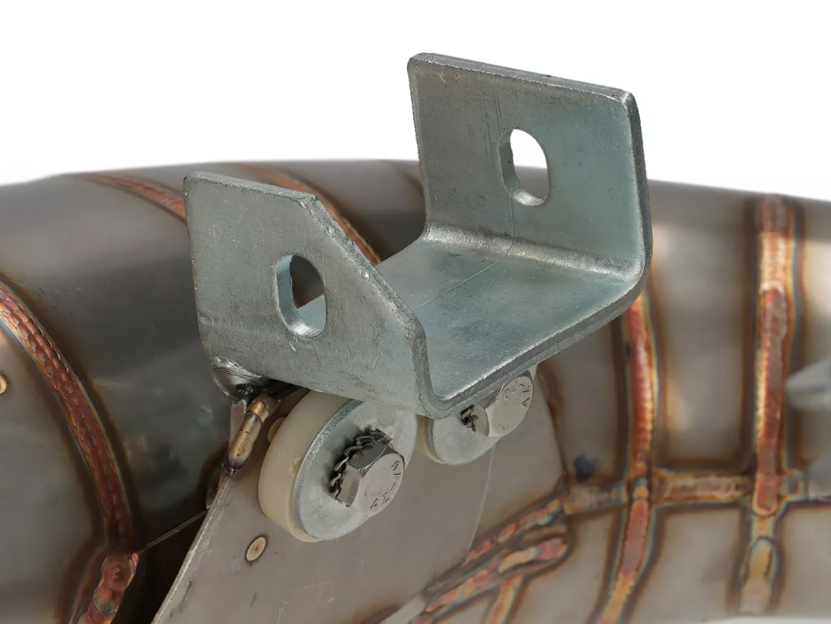 Escape Racing -DSE- para Vespa Largeframe PX125, PX150, Sprint, GT, GTR, TS125, Motovespa PX125/150 - acero inoxidable