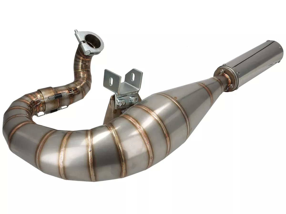 Escape Racing -DSE- para Vespa Largeframe PX200, Rally200, Motovespa DN200, DS200 - acero inoxidable