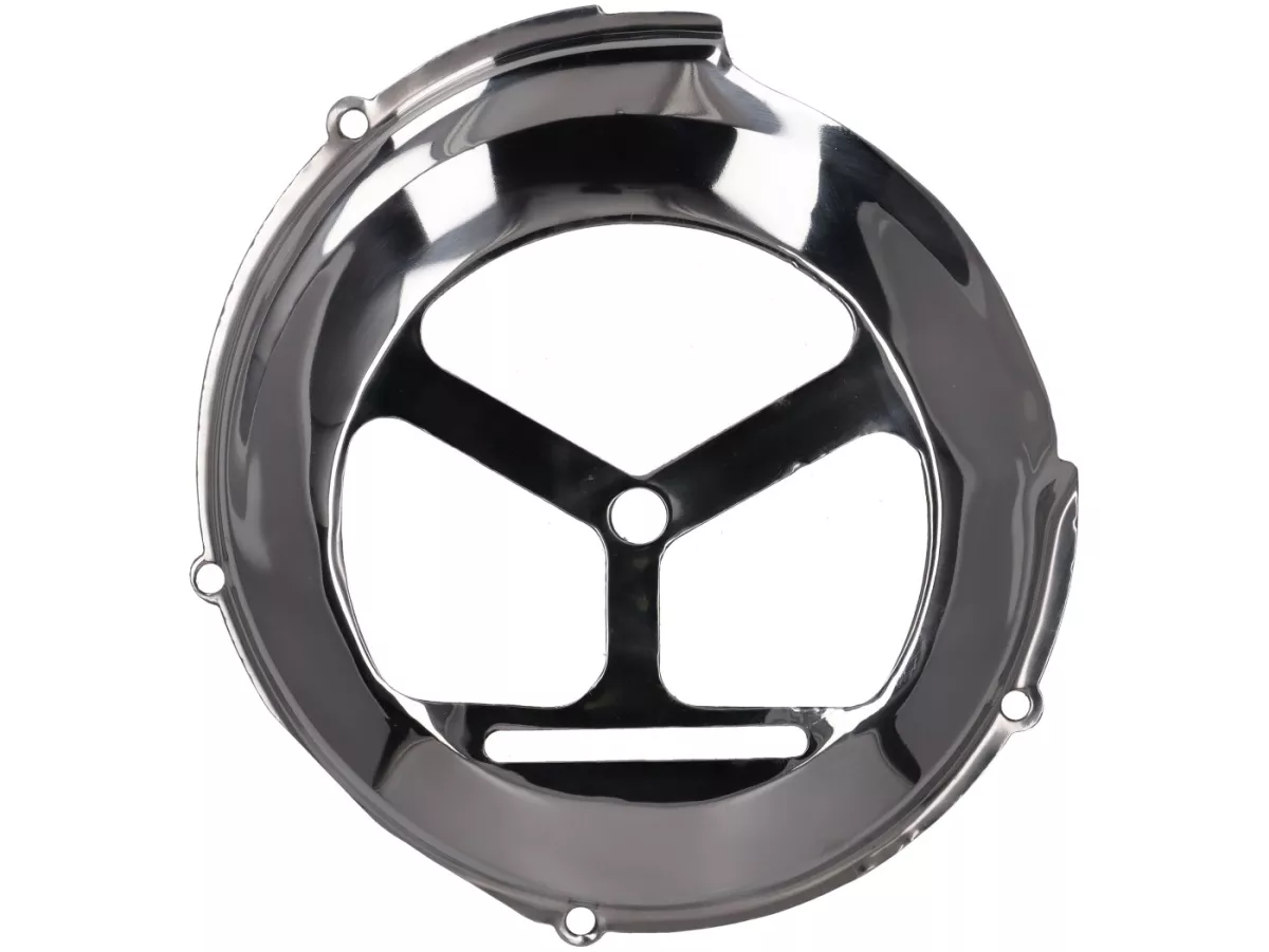 Ventilatorwieldeksel -PREMIUM- Vespa VN, VL, VB1, GS150 / GS3 (VS1-5), Vespa 150 (T1, T2, T3, VL1, VD1-2, Duitse modellen) GL ACMA (VGL1T) - roestvrij staal