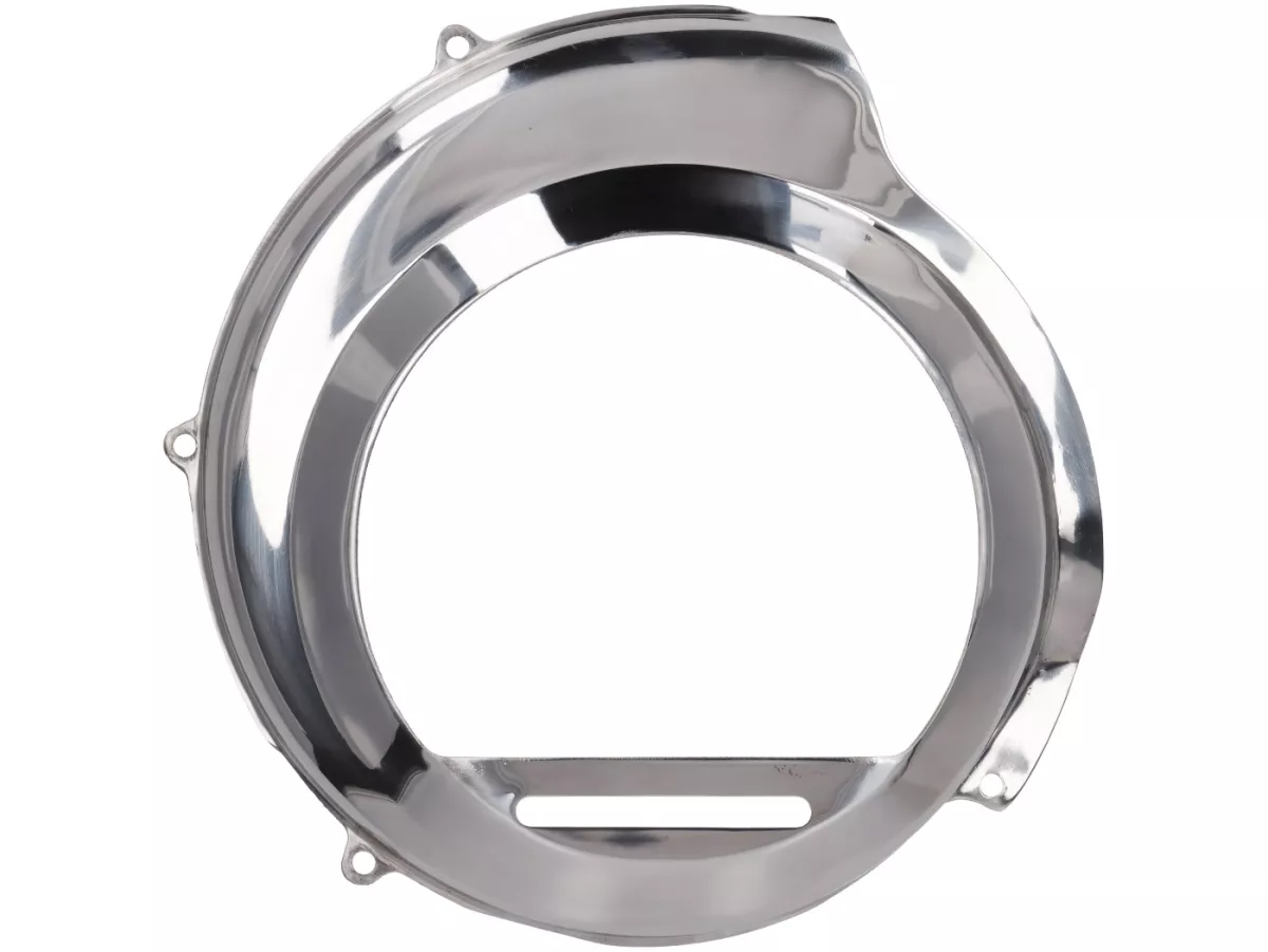 Fan wheel cover Vespa Largeframe polished stainless steel for VNA/VNB/GT/GTR /Sprint/ Super