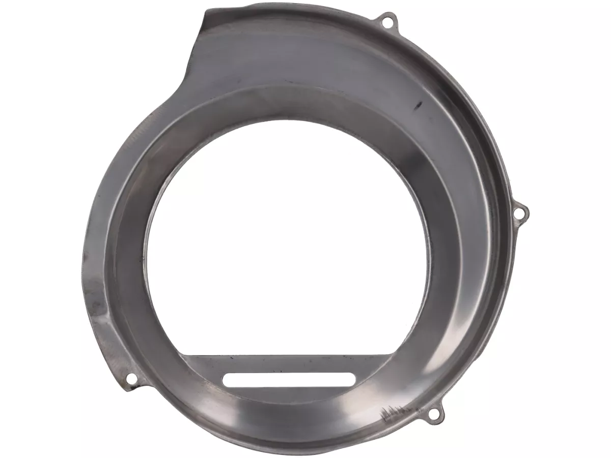 Fan wheel cover Vespa Largeframe polished stainless steel for VNA/VNB/GT/GTR /Sprint/ Super