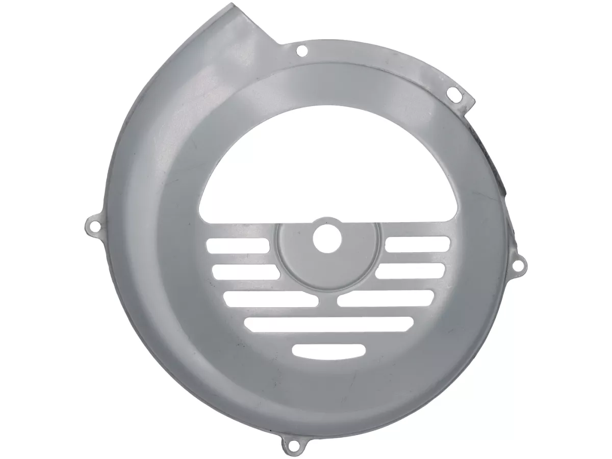 Ventilator wielkap -PREMIUM- Vespa Smallframe V50, PV en ET3, Motovespa 50 (06M/07M),125 Primavera/ET3 (9NK/9NV/9T/9PK/9PN/9PR) - zonder Elestart - grijs/zilver gelakt