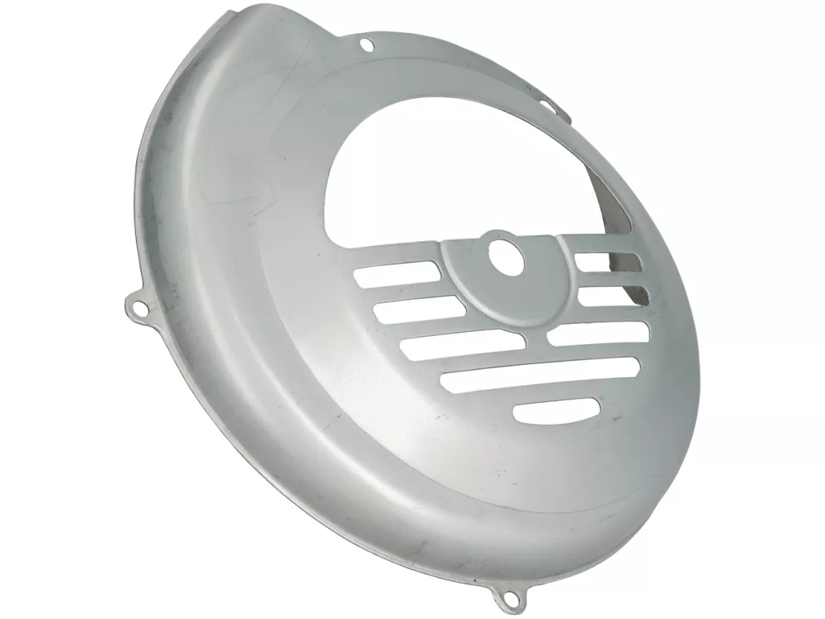 Ventilator wielkap -PREMIUM- Vespa Smallframe V50, PV en ET3, Motovespa 50 (06M/07M),125 Primavera/ET3 (9NK/9NV/9T/9PK/9PN/9PR) - zonder Elestart - grijs/zilver gelakt