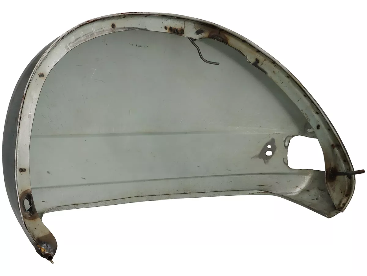 Zijdekselset -PREMIUM- Vespa PX80, PX125, PX150, PX200, T5 125cc (modellen met richtingaanwijzers) - binnenste bevestiging, glanzend staal, geolied