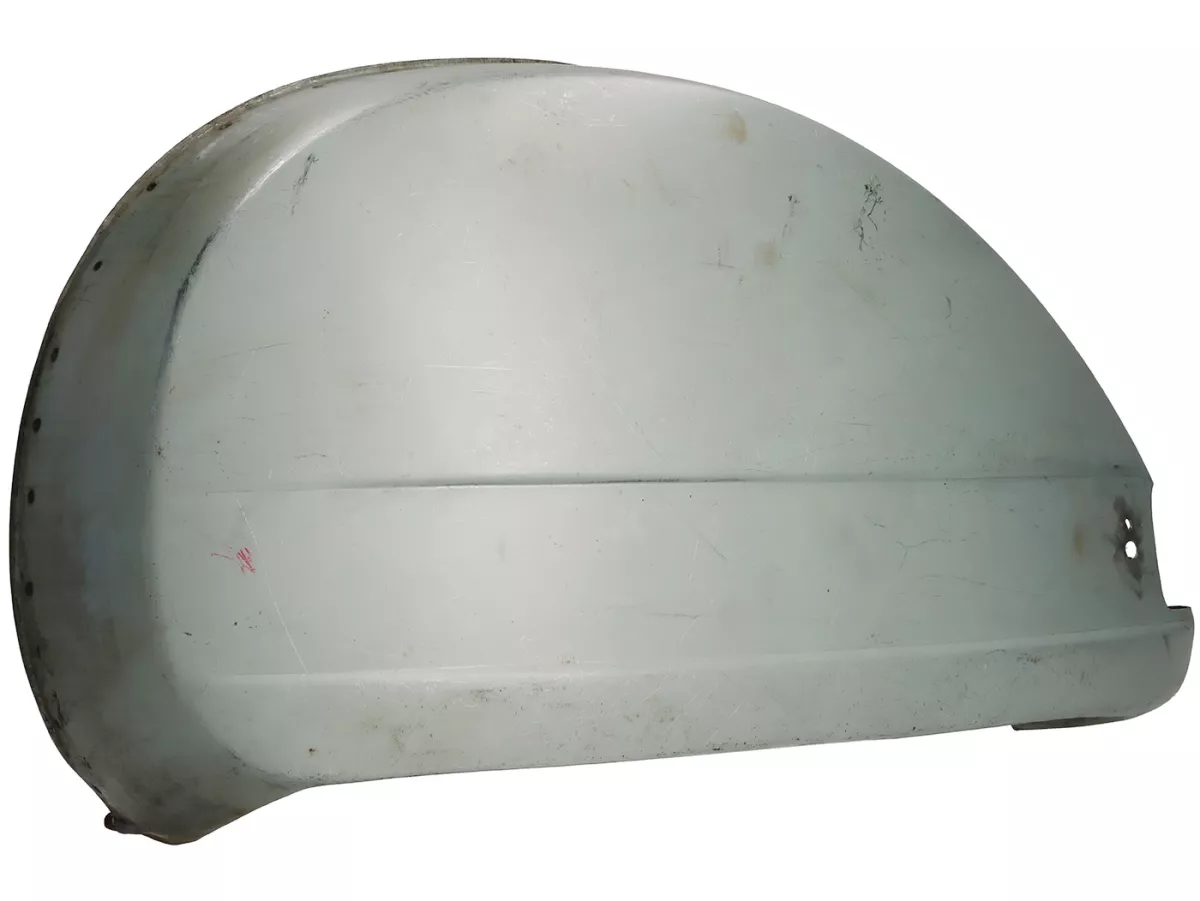 Zijdekselset -PREMIUM- Vespa PX80, PX125, PX150, PX200, T5 125cc (modellen met richtingaanwijzers) - binnenste bevestiging, glanzend staal, geolied