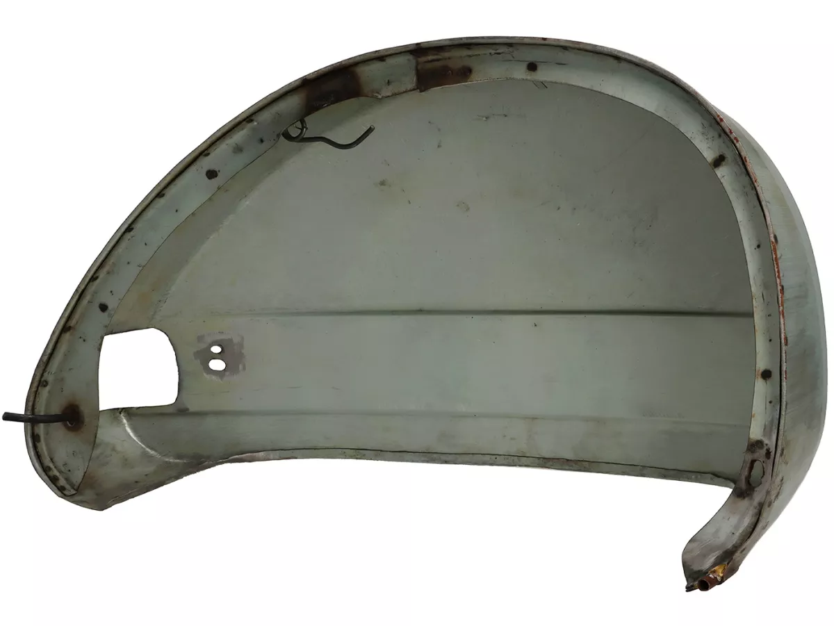 Zijdekselset -PREMIUM- Vespa PX80, PX125, PX150, PX200, T5 125cc (modellen met richtingaanwijzers) - binnenste bevestiging, glanzend staal, geolied