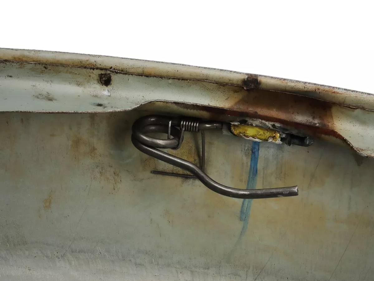 Zijdekselset -PREMIUM- Vespa PX80, PX125, PX150, PX200, T5 125cc (modellen met richtingaanwijzers) - binnenste bevestiging, glanzend staal, geolied