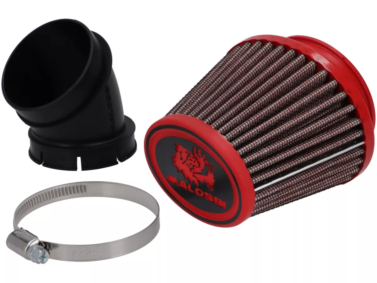 Filtro de aire -MALOSSI E18- Ø 55/60 para válvulas de mariposa Magneti Marelli Ø 32 - Italjet Dragster 125-300 ie