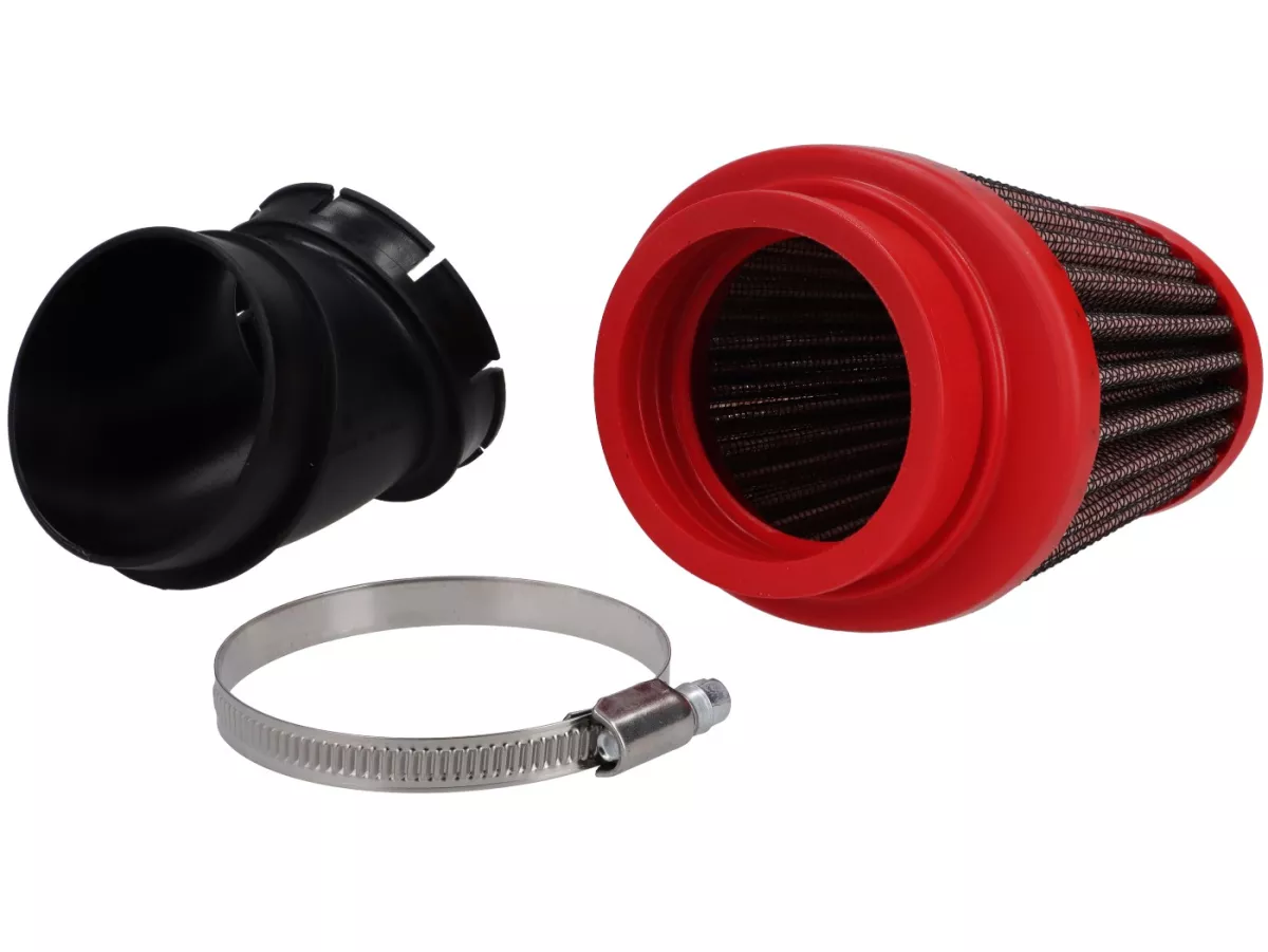 Filtro de aire -MALOSSI E18- Ø 55/60 para válvulas de mariposa Magneti Marelli Ø 32 - Italjet Dragster 125-300 ie