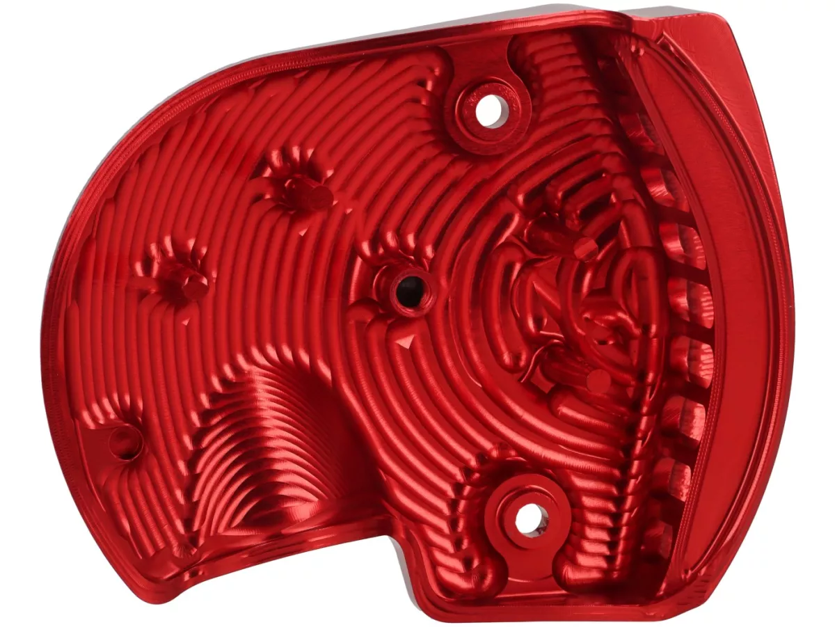 Tapa de toma de aire vario -MALOSSI- Piaggio Leader/Quasar - Vespa ET4, LX, LXV, S, GT, GTS, GTV, GTL 125-300, Royal Alloy GP, TG - rojo
