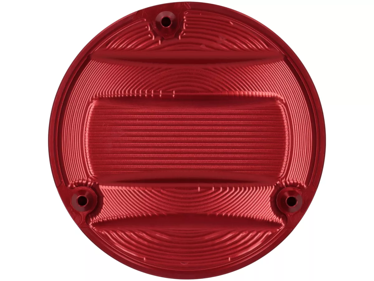 Coperchio Vario -MALOSSI-, alluminio, anodizzato duro- motore Piaggio Leader/Quasar - ET4, LX/LXV125-150, S125-150, GT/GTS/GTV/GTL 125-300, Royal Alloy GP, TG - rosso