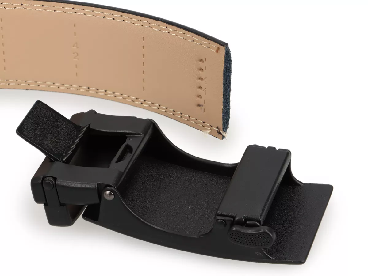 Riem -MALOSSI- Lion Belt - zwart