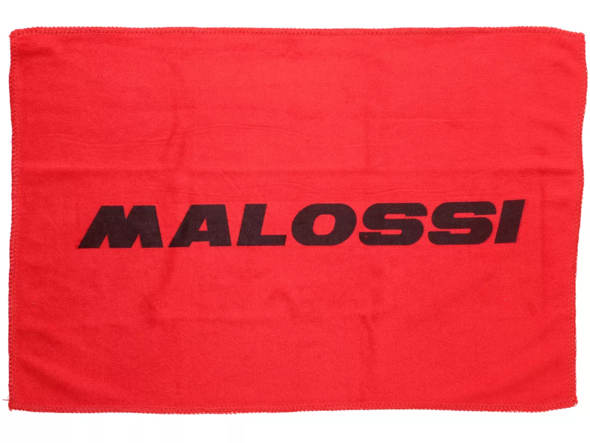Microfiber cloth -MALOSSI- 45x30cm - red/black