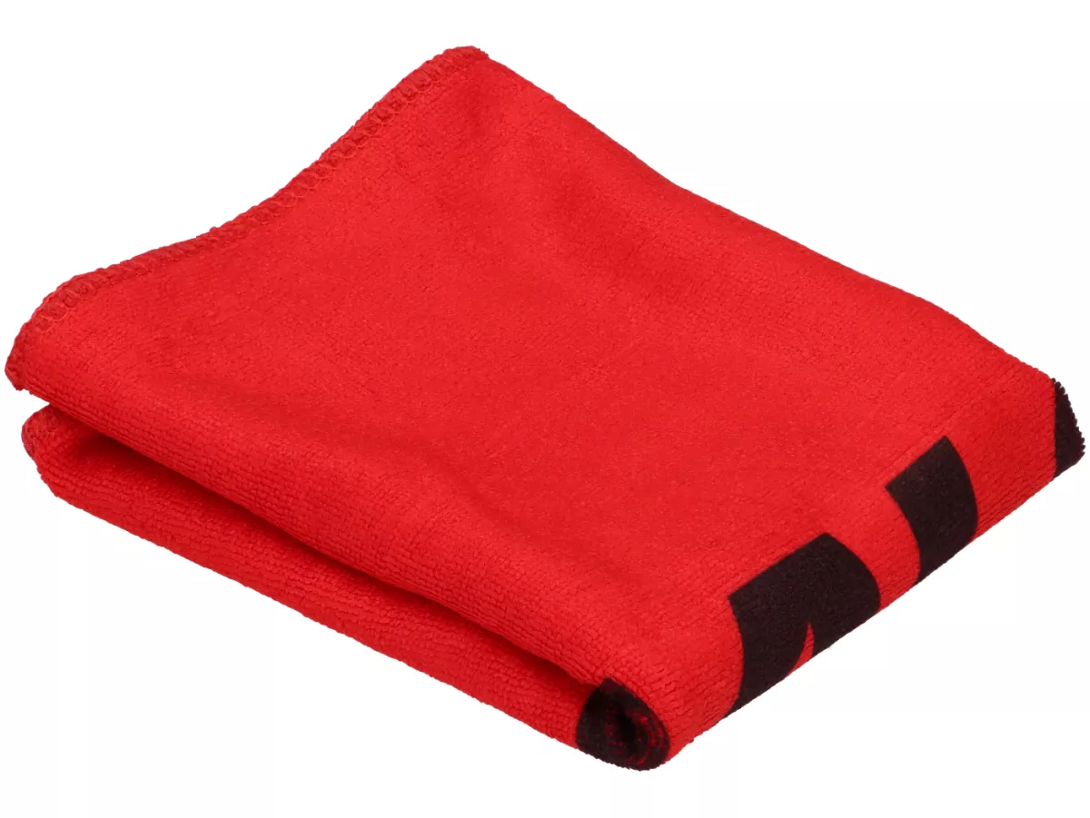 Microfiber cloth -MALOSSI- 45x30cm - red/black