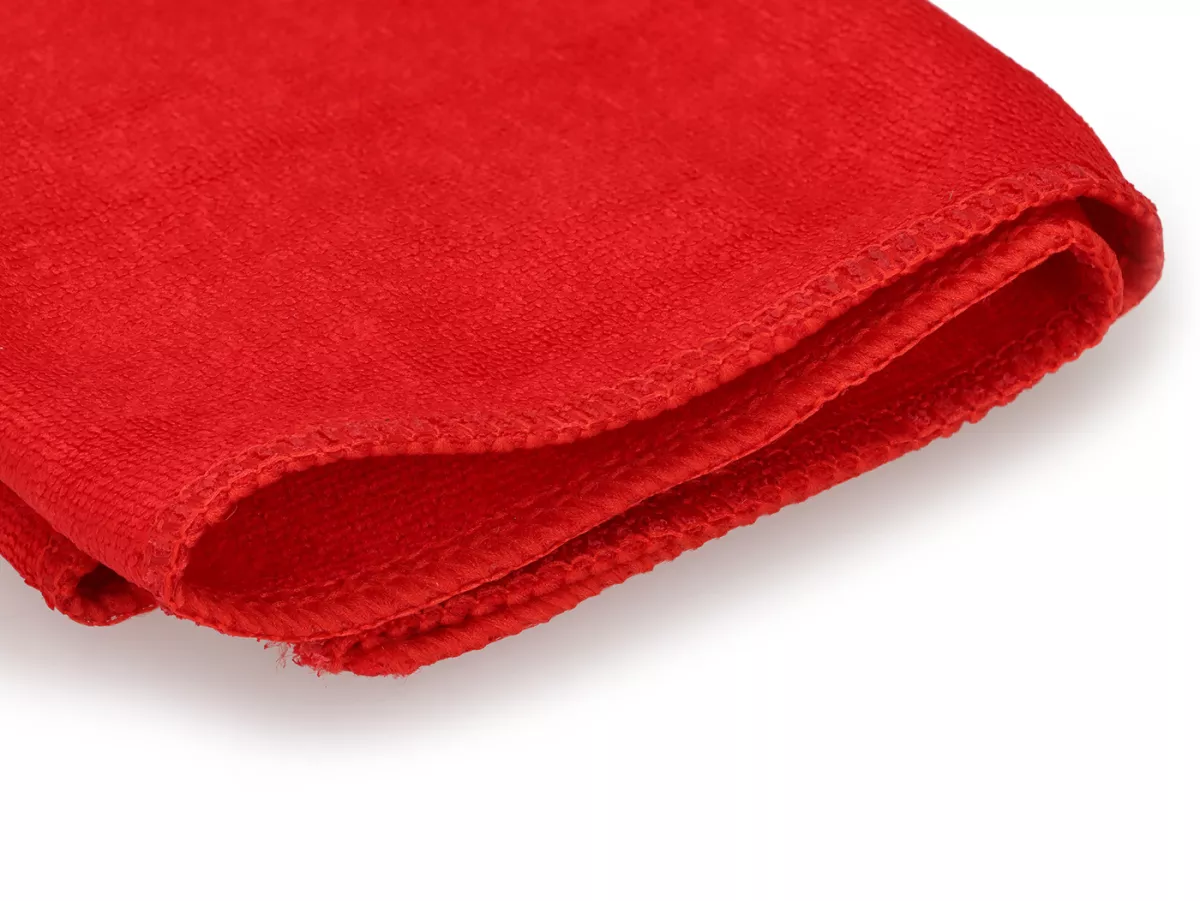 Microfiber cloth -MALOSSI- 45x30cm - red/black