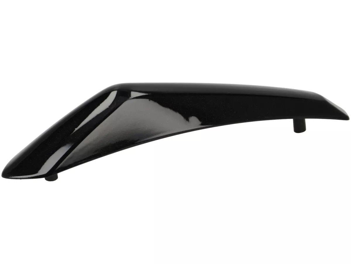 Mudguard crest, black metallic -MOTO NOSTRA- Vespa GTS 125-310 Keyless