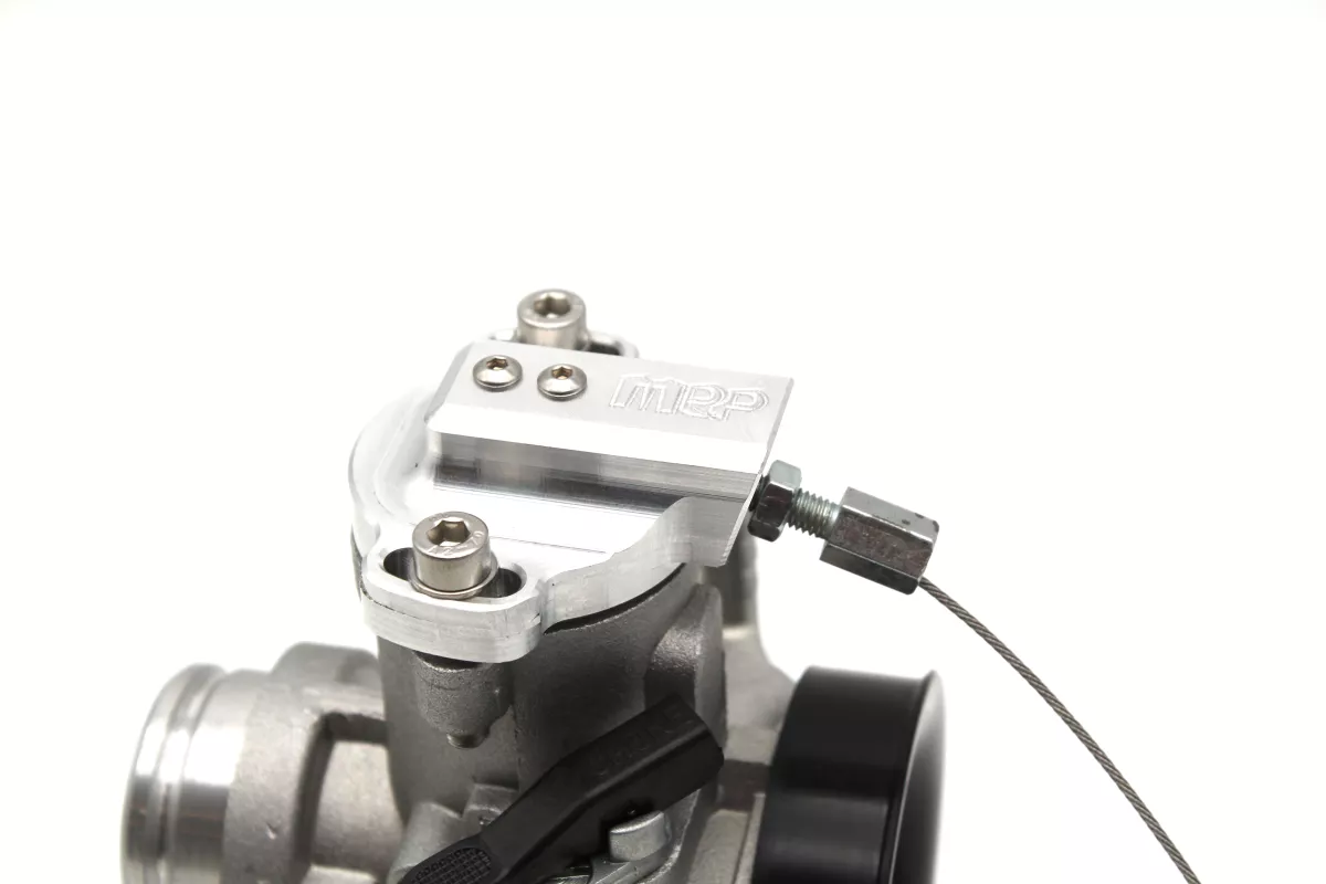 Carburateurdeksel -MRP- CNC met kogellagerpoelie voor carburateur Dellorto, YSN PHBH 28mm, 30mm