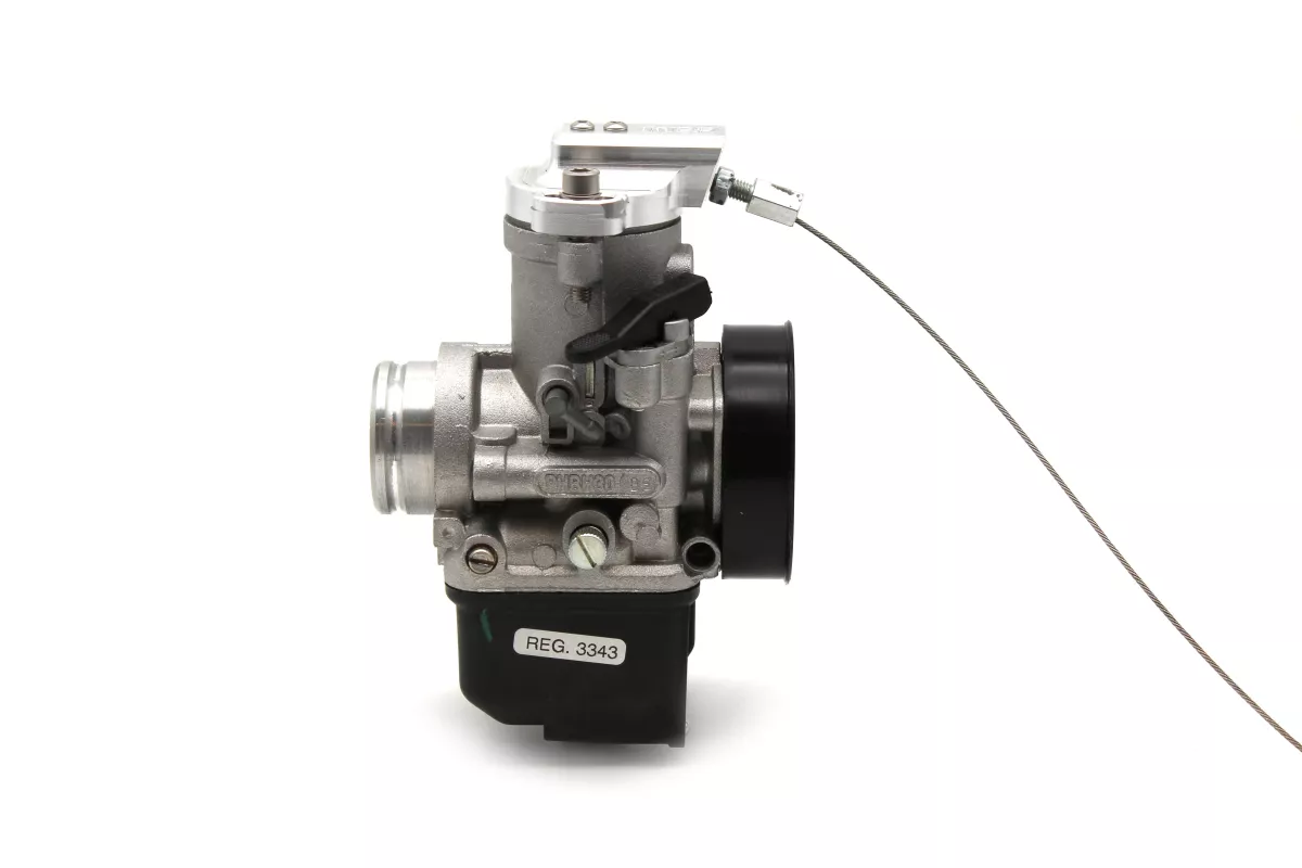 Carburateurdeksel -MRP- CNC met kogellagerpoelie voor carburateur Dellorto, YSN PHBH 28mm, 30mm