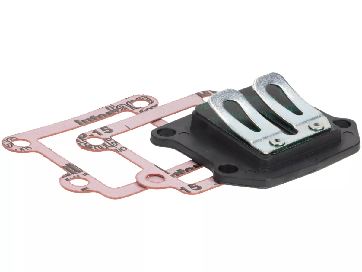 Reed valve block -POLINI Original- Minarelli 50 ccm (vertical) - Booster, Bump 50, BWs 50, Slider 50, Spy, SR50 (-1994), Stunt, Zuma 50, Amico
