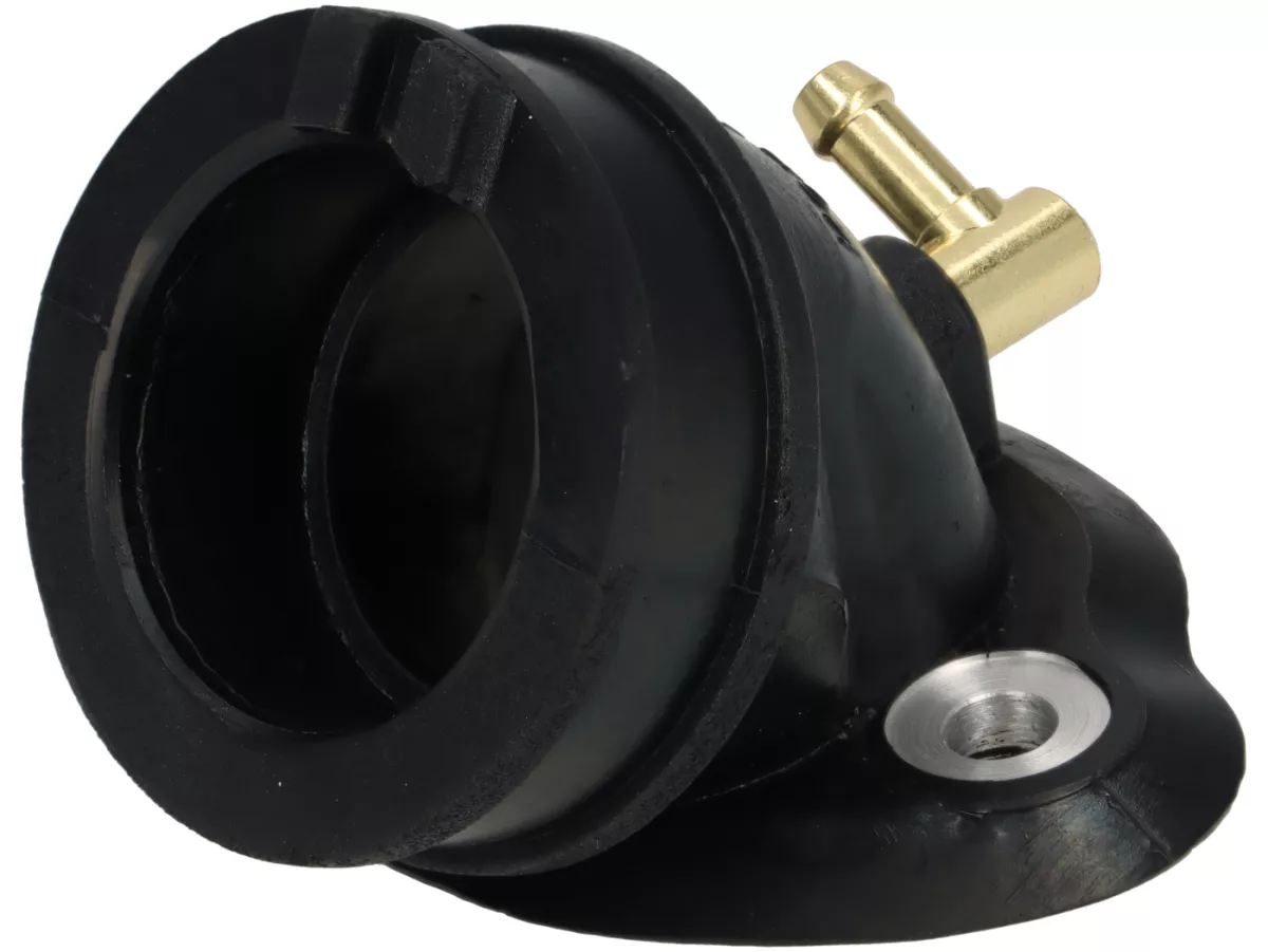 Intake manifold -POLINI- 125-150cc 4T 2V AC Leader- Piaggio Liberty (ZAPM22), Skipper (ZAPM21), Zip II (ZAPM25), Vespa ET4 (ZAPM19) - 1 vacuum connection