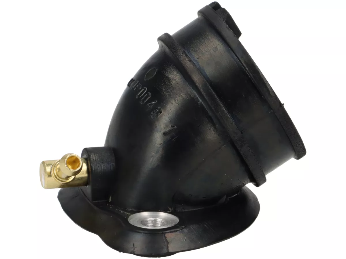 Intake manifold -POLINI- 125-150cc 4T 2V AC Leader- Piaggio Liberty (ZAPM22), Skipper (ZAPM21), Zip II (ZAPM25), Vespa ET4 (ZAPM19) - 1 vacuum connection