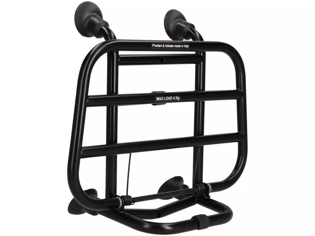 Front luggage rack -Predieri & Abbate- Vespa Primavera 50-125, Sprint 50-150, Elettrica - black