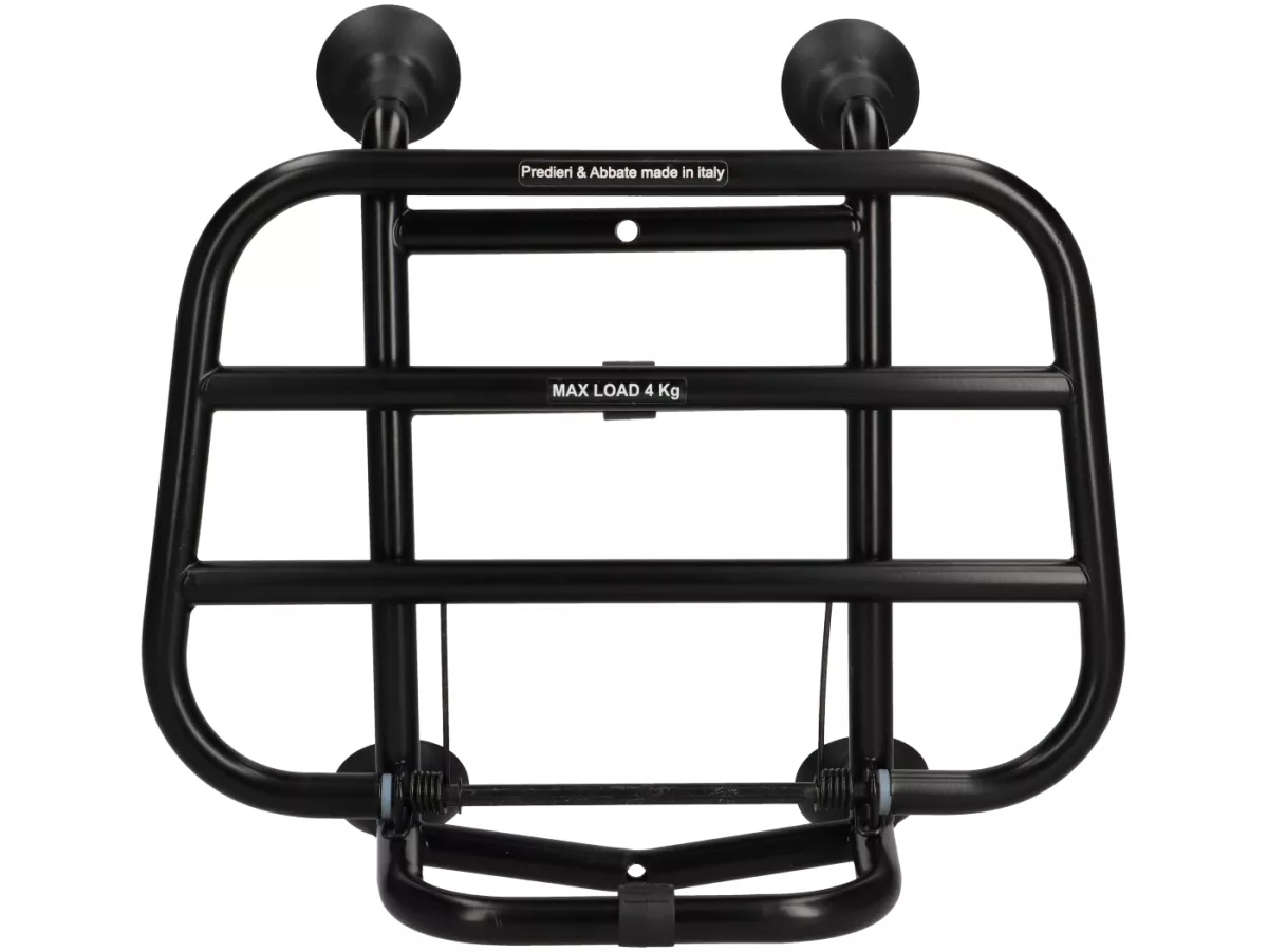 Front luggage rack -Predieri & Abbate- Vespa Primavera 50-125, Sprint 50-150, Elettrica - black