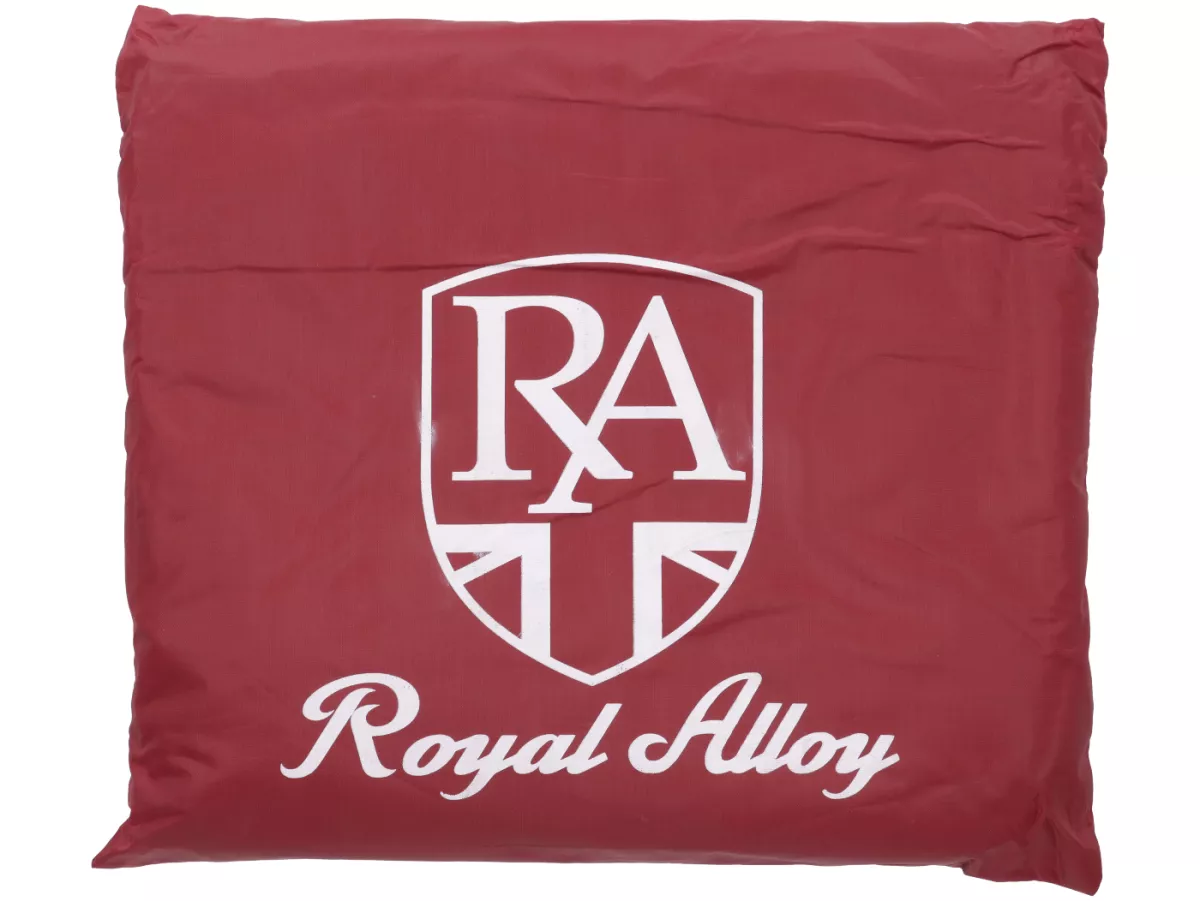 Tarpaulin, folding garage, scooter garage -SPAQ- Indoor- Royal Alloy GP 125-350, TG 125-350 - red