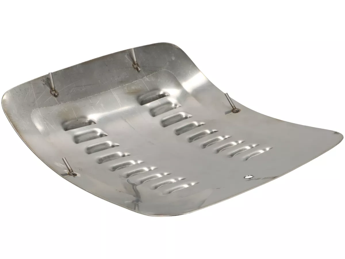 Battery door -SPAQ- Royal Alloy GP 125-300, TG 125-300 - Serveta Style - polished stainless steel